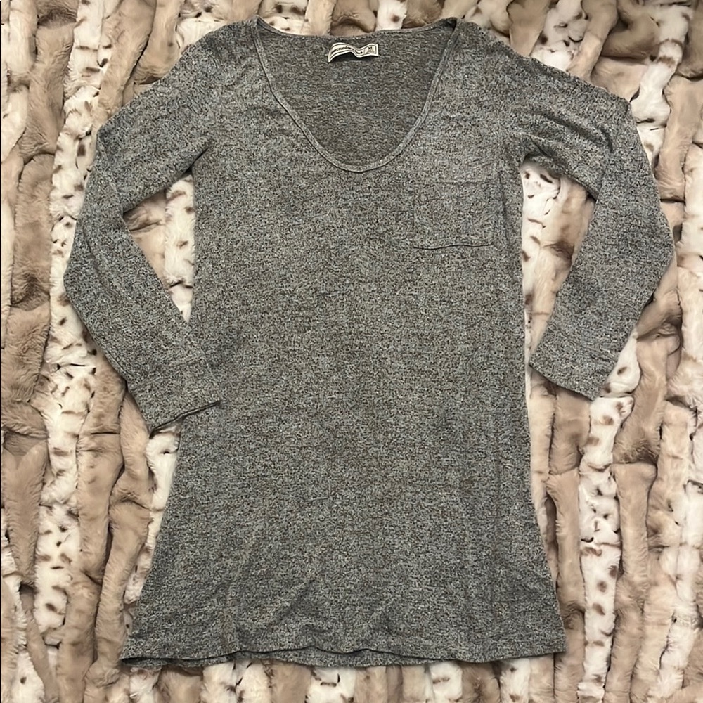 A&F Gray Women's Tunic Sleepshirt